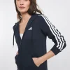 adidas 3 Stripes Full Zip Hoodie