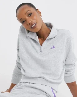 adidas Colourblock 1/4 Zip Sweatshirt