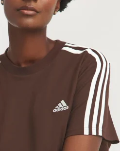 adidas Essentials 3 Stripes Crop Top