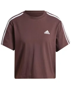 adidas Essentials 3 Stripes Crop Top