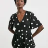 Angel Sleeve Button Front Longline Top