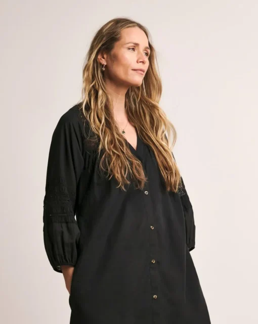 Anthology Crochet Lace Trim Dress