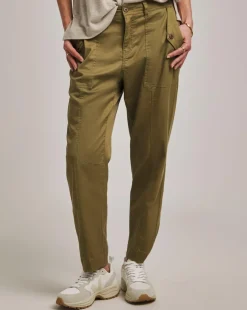 Anthology Khaki Cargo Lyocell Trousers