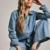 Anthology Light Blue Denim Western Shirt
