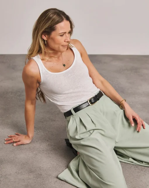 Anthology Linen Twist Detail Vest