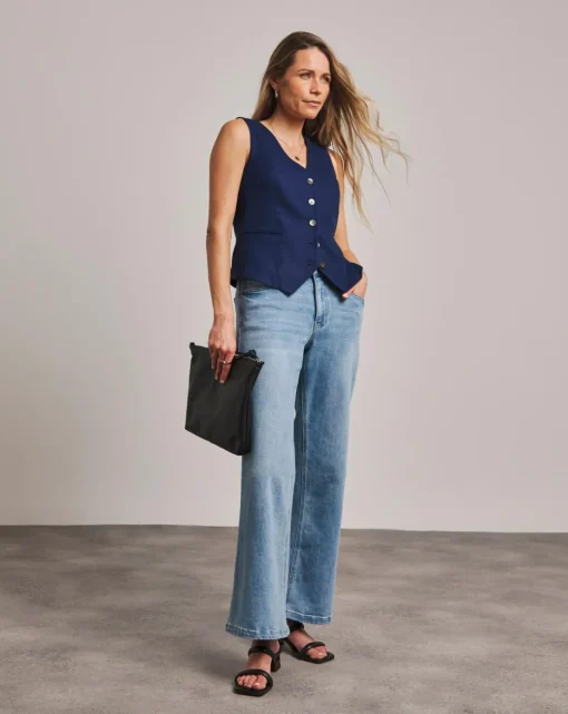 Anthology Linen Waistcoat
