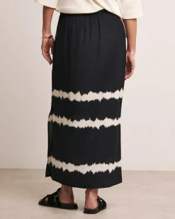 Anthology Printed Linen Wrap Skirt