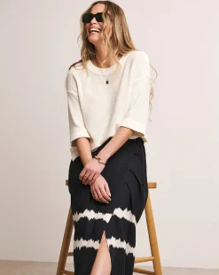 Anthology Printed Linen Wrap Skirt