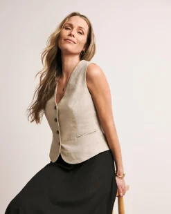 Anthology Pure Linen Waistcoat