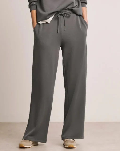 Anthology Steel Grey Wide Leg Joggers