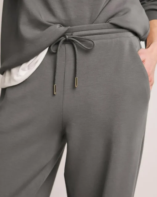 Anthology Steel Grey Wide Leg Joggers