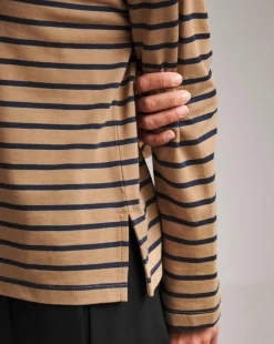 Anthology Stripe Cotton Modal Long Sleeve Top