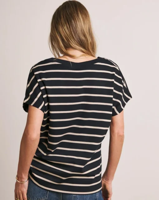 Anthology Stripe V Neck T-Shirt