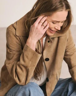 Anthology Suede Trucker Jacket