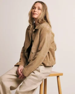Anthology Suede Trucker Jacket
