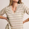 Anthology V-Neck Linen Mix T-Shirt