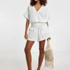 Beach to Beach Cheesecloth Beach Playsuit