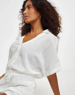 Beach to Beach Cheesecloth Beach Playsuit