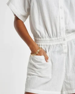 Beach to Beach Cheesecloth Beach Playsuit