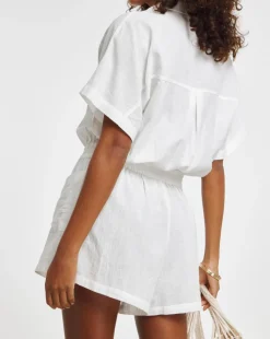 Beach to Beach Cheesecloth Beach Playsuit