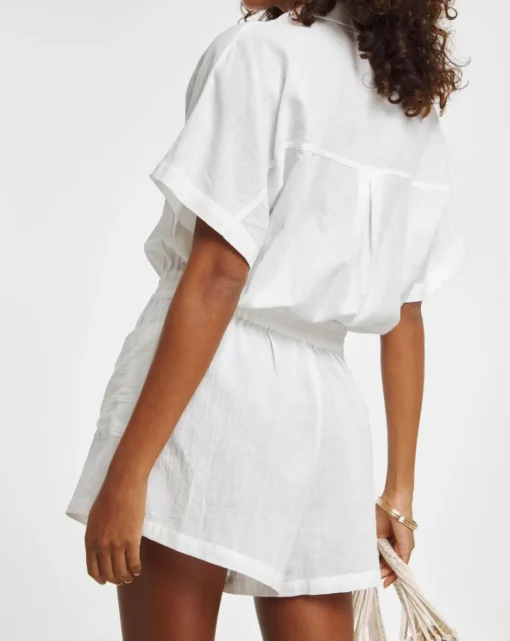 Beach to Beach Cheesecloth Beach Playsuit