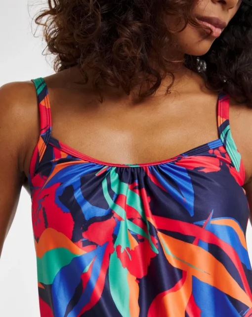 Blouson Tankini Top