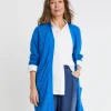 Blue Edge To Edge Cardigan