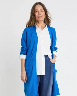 Blue Edge To Edge Cardigan