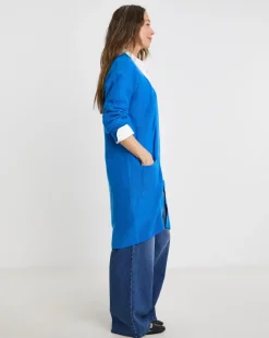 Blue Edge To Edge Cardigan