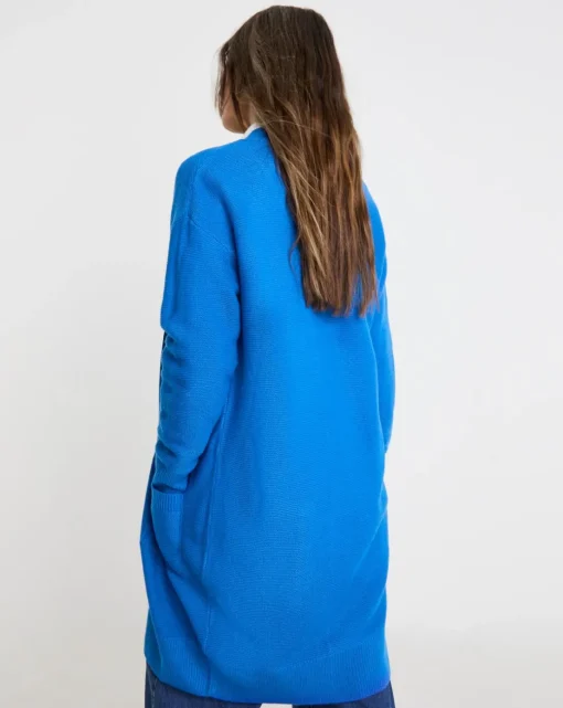 Blue Edge To Edge Cardigan