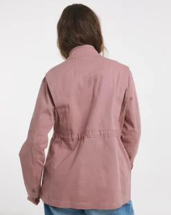 Blush Stretch Utility Jacket
