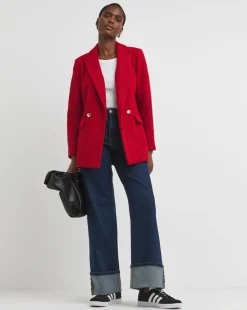 Boucle Double Breasted Blazer
