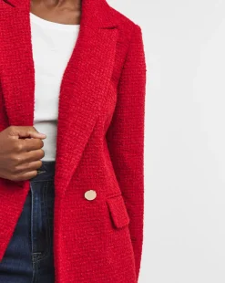 Boucle Double Breasted Blazer