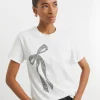 Bow Embellished T-Shirt