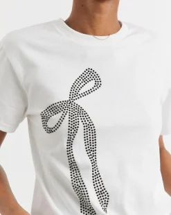 Bow Embellished T-Shirt