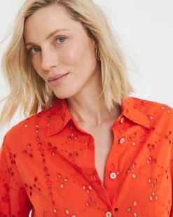 Broderie Long Sleeve Shirt