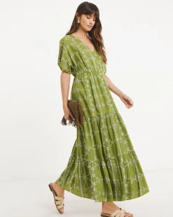 Broderie Smock Dress