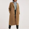 Camel Relaxed Single Breasted Coat