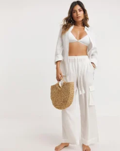Cheese Cloth Beach Trouser