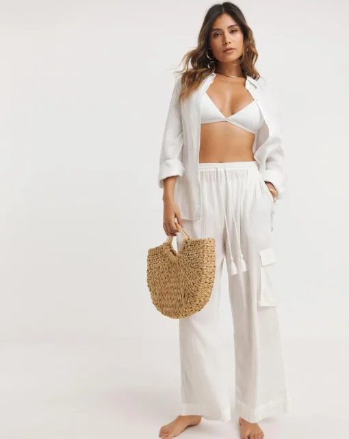 Cheese Cloth Beach Trouser