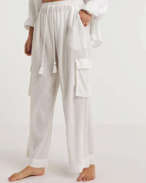 Cheese Cloth Beach Trouser
