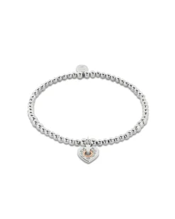 Clogau Cariad Sterling Silver Sparkle Affinity Bracelet with Topaz