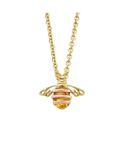 Clogau Honey Bee Gold and Citrine Pendant
