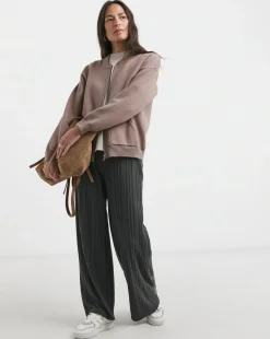 Cocoa Knitted Bomber