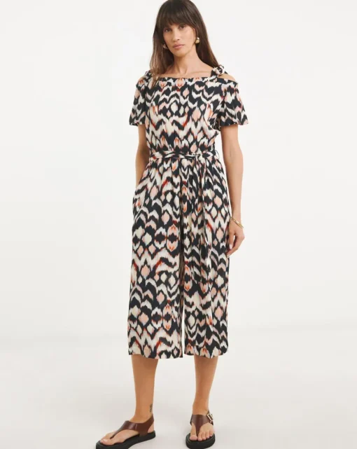 Crinkle Tie Strap Jumpsuit