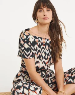 Crinkle Tie Strap Jumpsuit