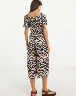 Crinkle Tie Strap Jumpsuit