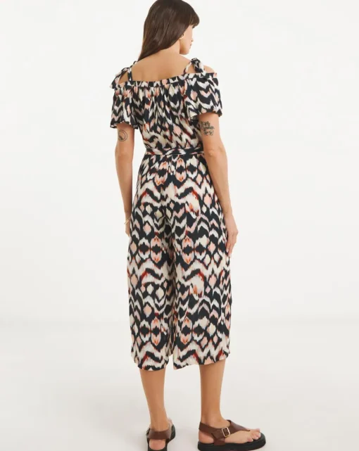 Crinkle Tie Strap Jumpsuit
