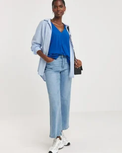 Crinkle Tunic Top