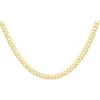 9CT Yellow Gold Flat Curb Chain